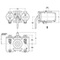 Duplex-Filter Typ: 1636 Grauguss EN-JL1030 Material Umschalthebel: Edelstahl Flansch